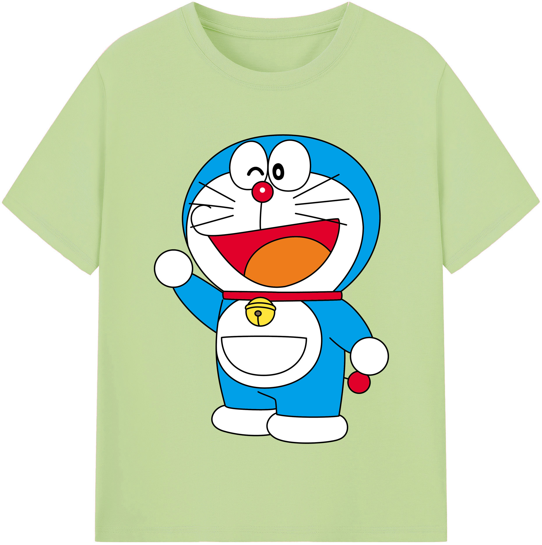 （画像用） ドラえもん Doraemon 綿100％半袖Tシャツ（フロントプリント）